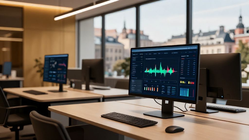 Automatización financiera en pantalla